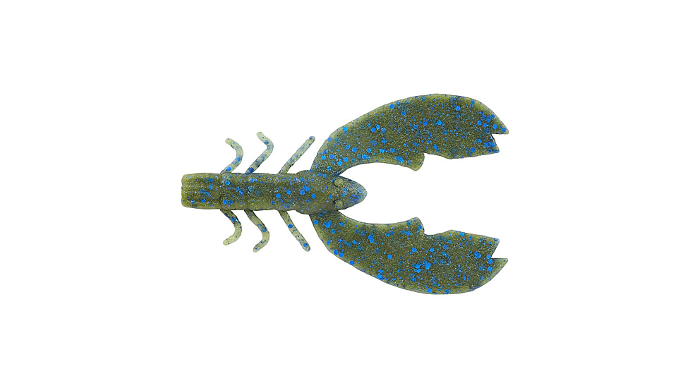 Berkley PowerBait MaxScent Chigger Craw Soft Bait, 3in, 8 Pack, Okeechobee Craw, 1520651