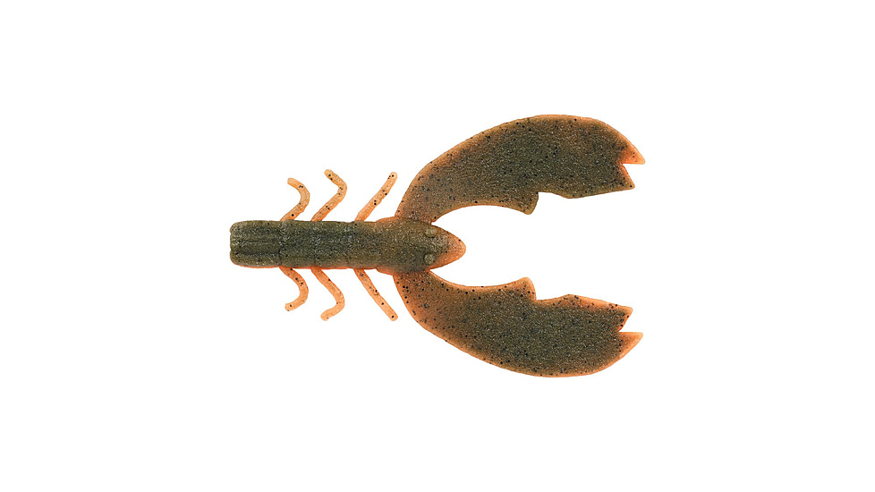 Berkley PowerBait MaxScent Chigger Craw Soft Bait, 3in, 8 Pack, Yummy Craw, 1520649