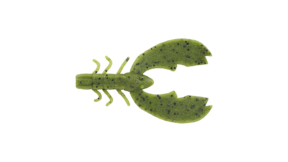 Berkley PowerBait MaxScent Chigger Craw Soft Bait, 4in, 7 Pack, Watermelon, 1520664