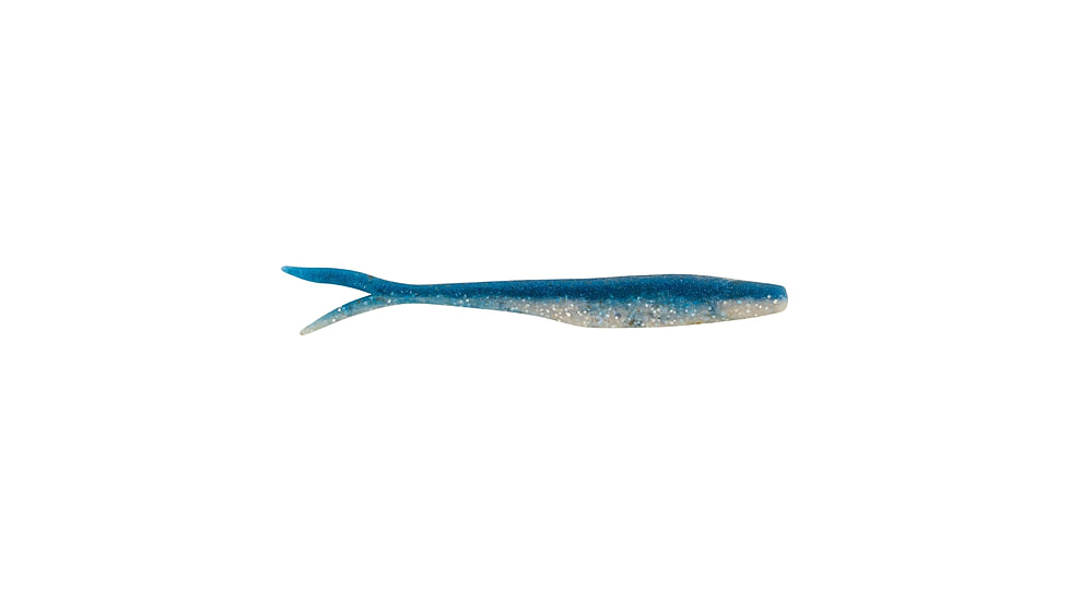 Berkley PowerBait MaxScent Flatnose Minnow Soft Bait, 4in, 10 Pack, Blue Back, 1436771