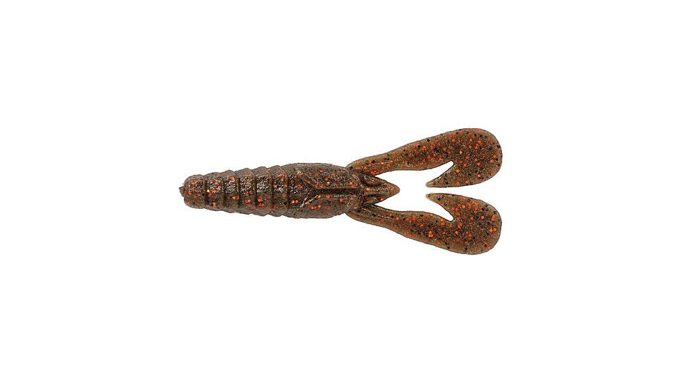 Berkley PowerBait MaxScent Stank-Bug Soft Bait, 8 Pack, Black Brown Amber, 1621680