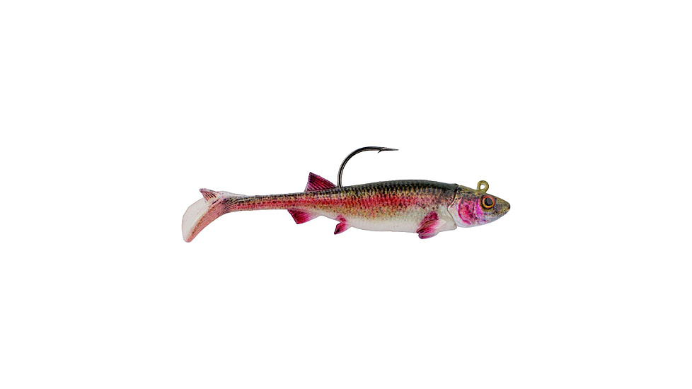 Berkley PowerBait Minnotator Soft Bait, 3.5in, 2 Pack, HD Rainbow Trout, 1624295