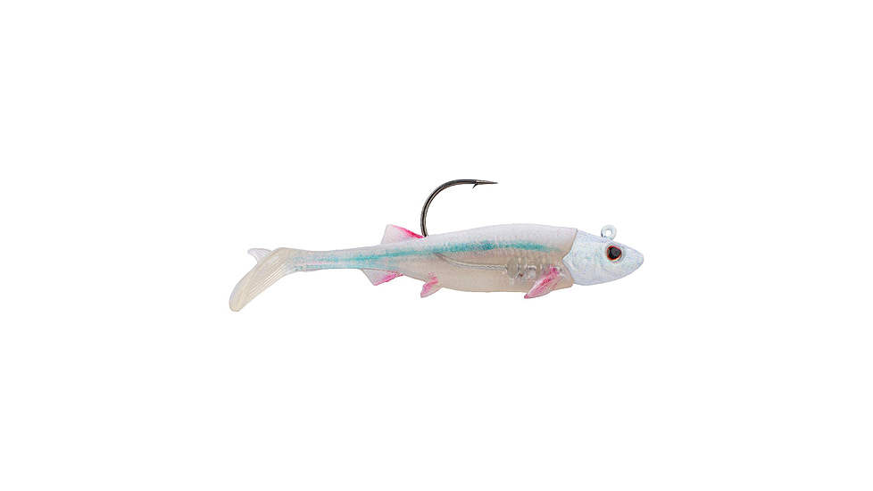 Berkley PowerBait Minnotator Soft Bait, 3in, 2 Pack, HD White Shiner, 1624271