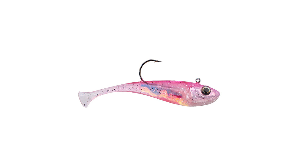 Berkley PowerBait Power Switch Soft Bait Lures, 3 Pack, 2.5in, HD Pink Wizard, 1600856