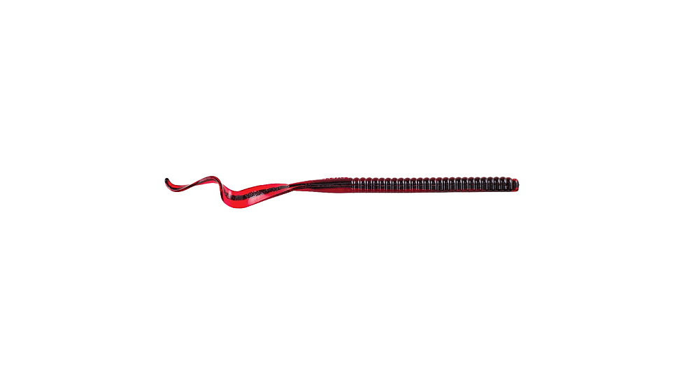 Berkley PowerBait Power Worms Soft Bait, 12in, 5 Pack, Bloodline, 1477150