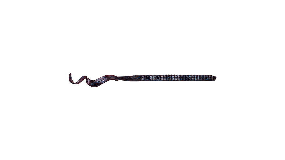 Berkley PowerBait Power Worms Soft Bait, 12in, 5 Pack, Blue Fleck, 1307539