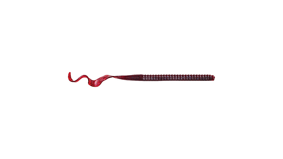 Berkley PowerBait Power Worms Soft Bait, 12in, 5 Pack, Plum, 1307542
