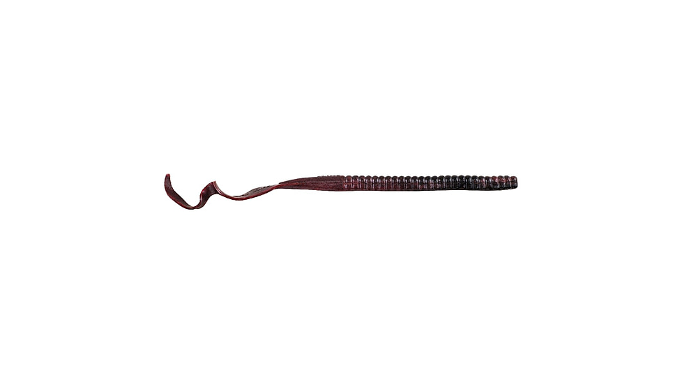 Berkley PowerBait Power Worms Soft Bait, 12in, 5 Pack, Red Shad, 1307543