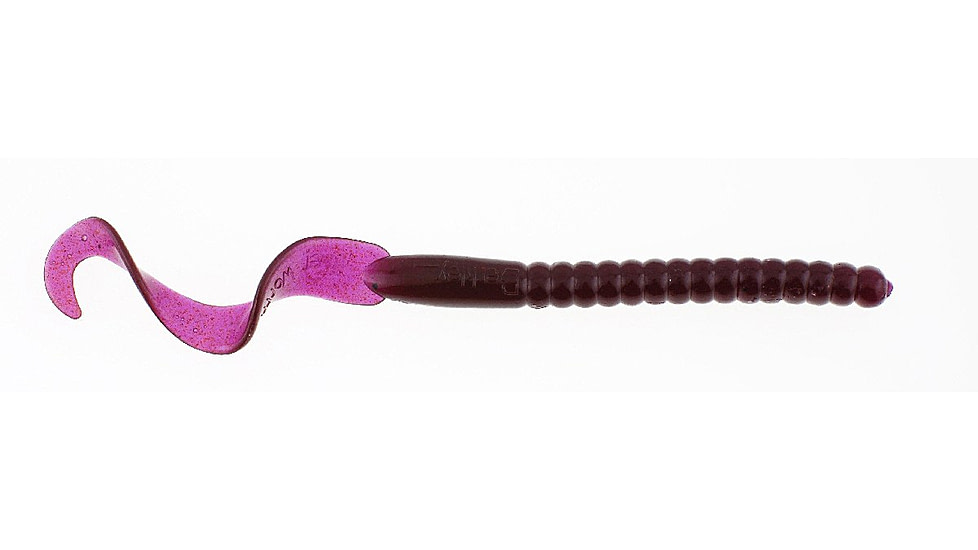 Berkley PowerBait Power Worms Soft Bait, 7in, 13 Pack, Purple, 1307496