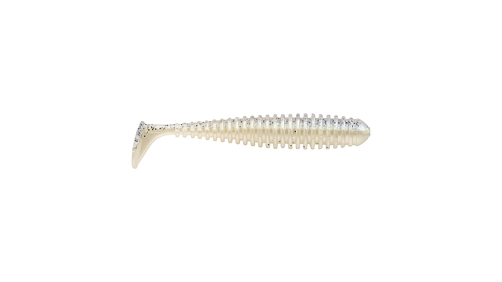 Berkley PowerBait Saltwater Power Swimmer Soft Bait Lures, 3.3in, 8 Pack, Chrome Flash, 1582181
