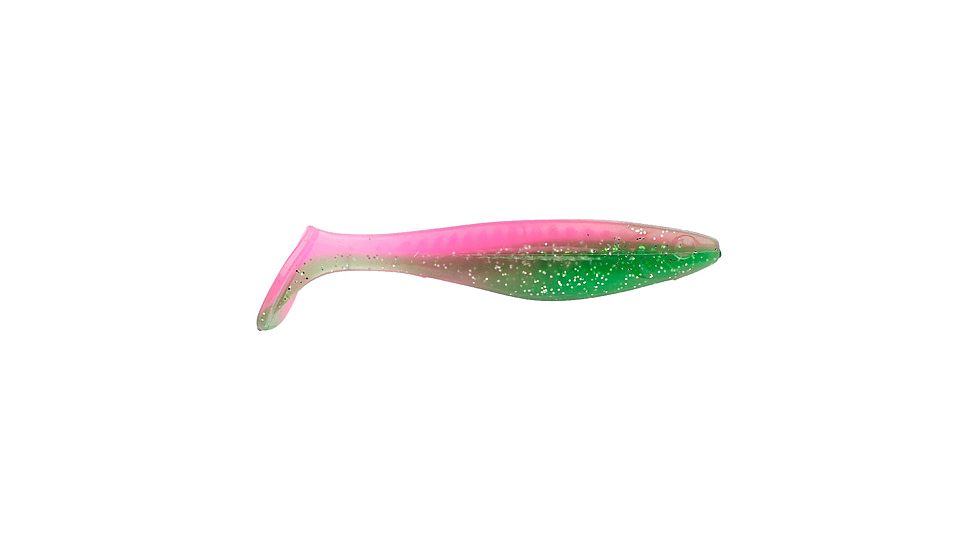 Berkley PowerBait Saltwater The Champ Swimmer Soft Bait Lures, 6 Pack, 3.8in, Electric Chicken, 1582230