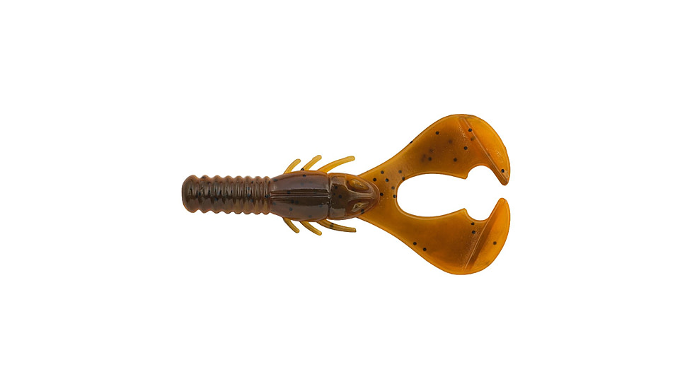 Berkley PowerBait Shape 108 Soft Bait, 4in, 6 Pack, Alabama Craw, 1569395