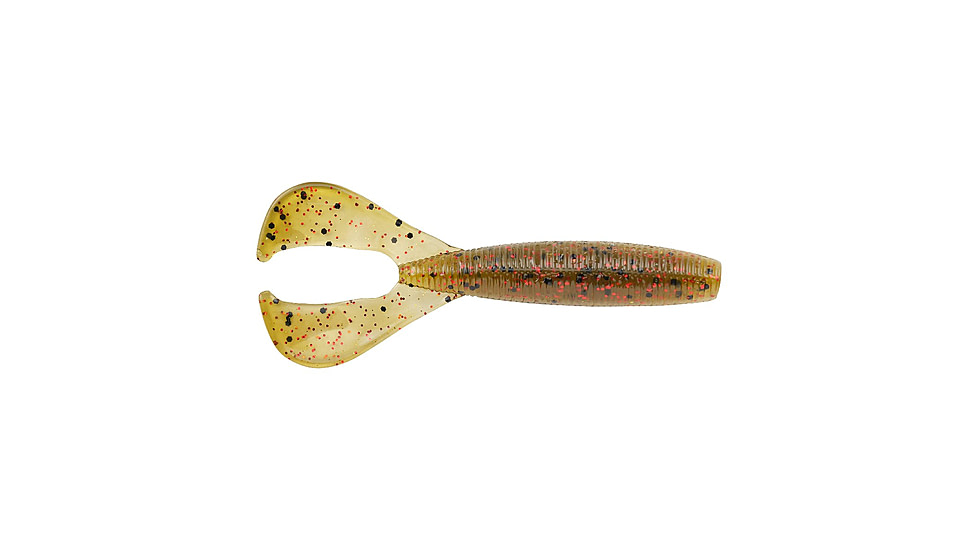 Berkley PowerBait The Boss Grub Soft Bait, 4in, 8 Pack, Swamp Gas, 1546048