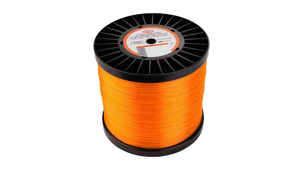 Berkley ProSpec Chrome Monofilament Line, 0.026in/0.66mm, 40lb/18.1kg, 5000yd/4572m, Blaze Orange, 0.026 in/0.66 mm, 1544011