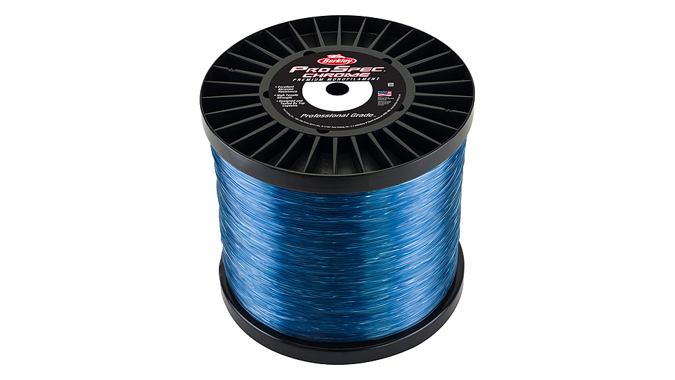 Berkley ProSpec Chrome Monofilament Line, 0.023in/0.58mm, 30lb/13.6kg, 5000yd/4572m, Ocean Blue, 0.023 in/0.58 mm, 1545745