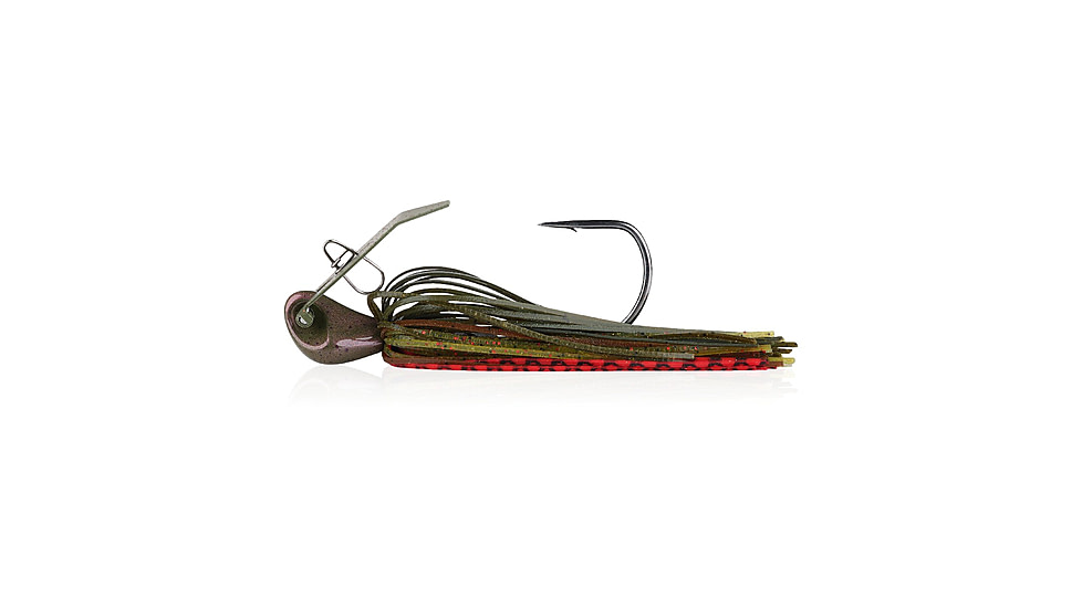 Berkley SlobberKnocker Jig, 1/2 oz, Hook Size 4/0, Hot Craw, 1570429