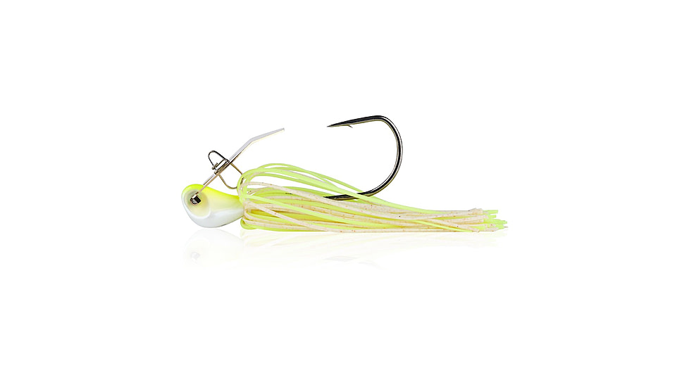 Berkley SlobberKnocker Jig, 1/2 oz, Hook Size 4/0, White Chartreuse, 1570425