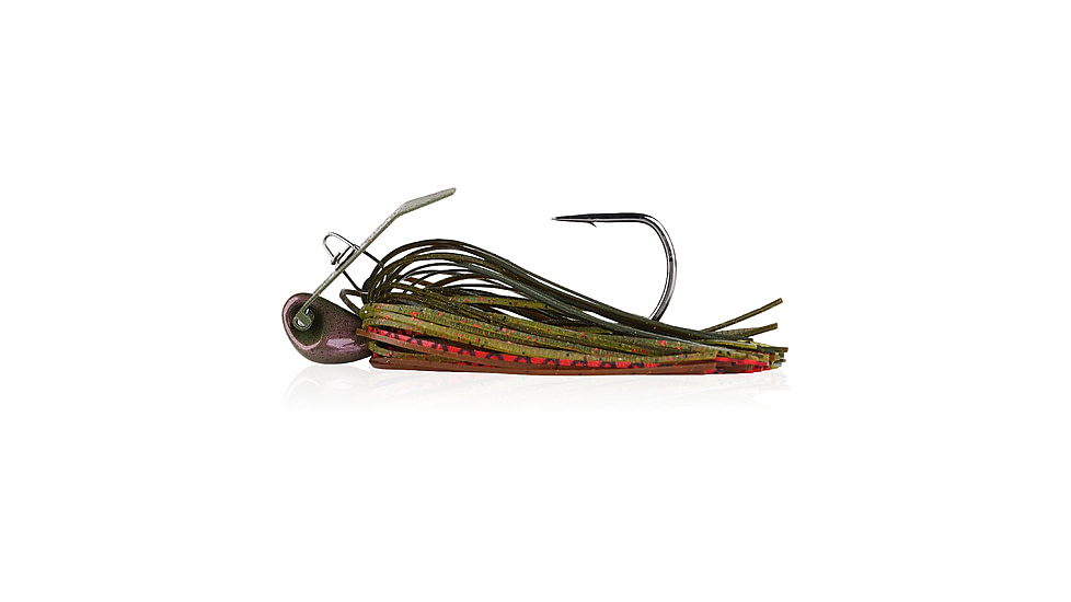 Berkley SlobberKnocker Jig, 3/8 oz, Hook Size 4/0, Hot Craw, 1570417