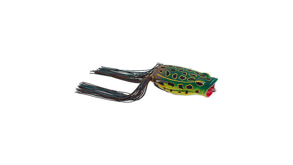 Berkley Swamp Lord Popping Hollow Body Frog Soft Bait Lures, Spring Frog, 1596026