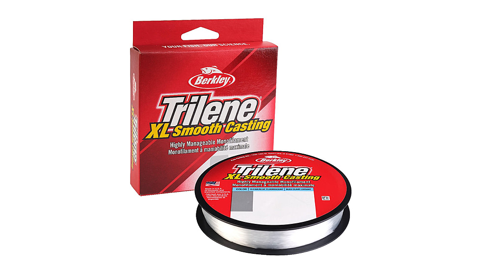 Berkley Trilene XL Mono Filler Spool 14lb 300yd, Fluorescent Clear/Blue, 0.014 in/0.35 mm, 1562106