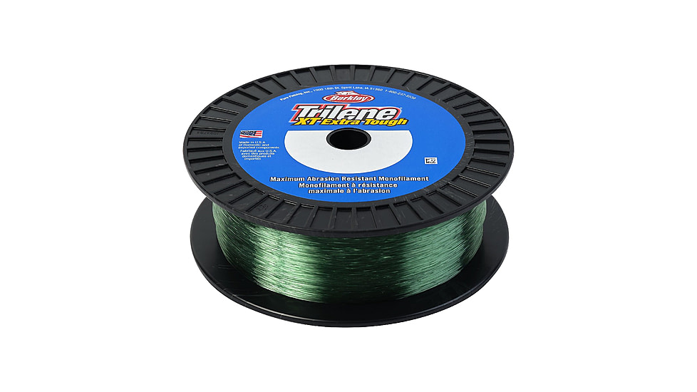 Berkley Trilene XT Monofilament Line, 0.018in/0.45mm, 20lb/9kg, 1000yd/914m, Low-Vis Green, 0.018 in/0.45 mm, 1563586