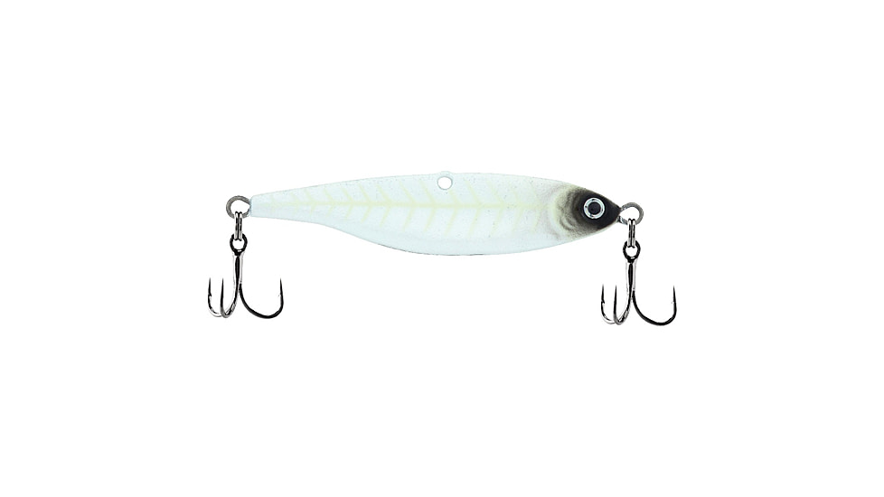 Berkley Vibrato Saltwater Hard Bait, Metal Jig, Ghostescent, 10, 1548001