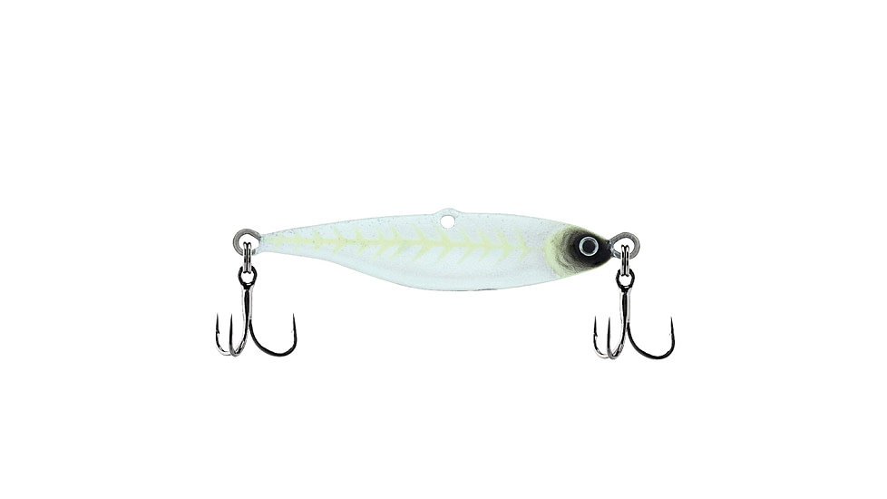 Berkley Vibrato Saltwater Hard Bait, Metal Jig, Ghostescent, 7, 1547993