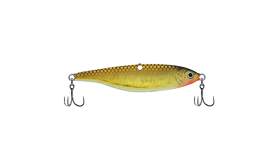 Berkley Vibrato Saltwater Hard Bait, Metal Jig, Nat Golden Shiner, 28, 1548028