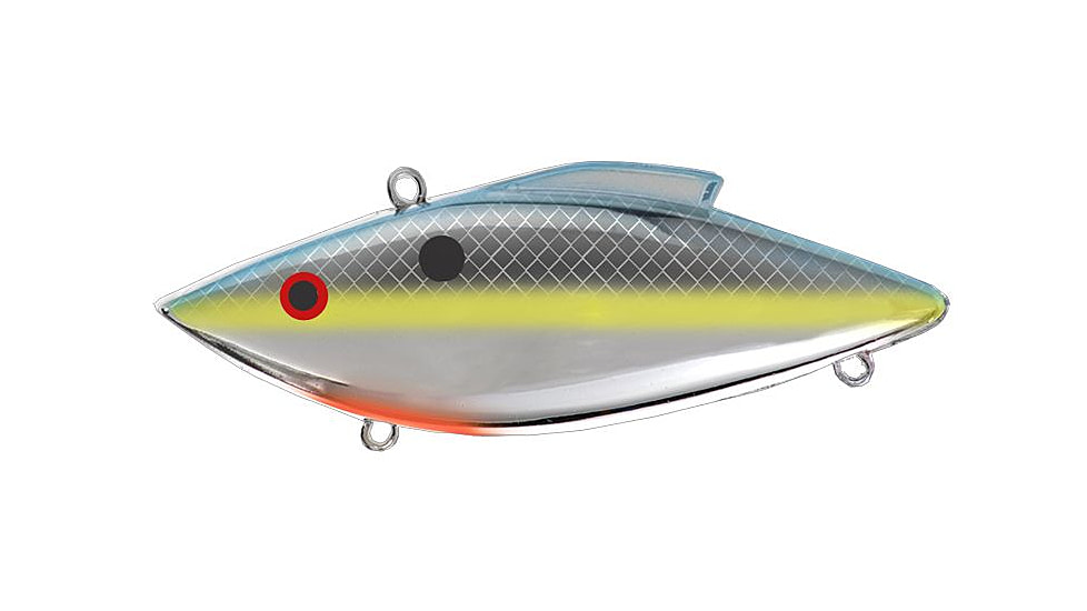 Bill Lewis Rat-L-Trap Chrome Lipless Crankbait, 3in, 1/2oz, Sinking, Sexy Chrome, BLF-RT520C