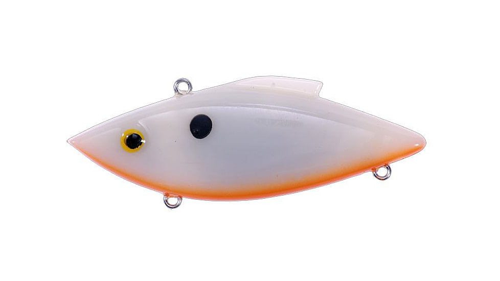 Bill Lewis Mini-Trap Hard Bait, Bone Orange Belly, 1/4 oz, BLF-MT06