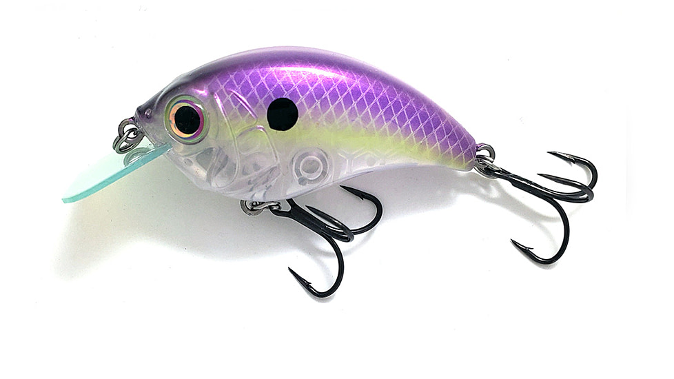 Bill Lewis SB 57 MDJ Squarebill Shad, 1, 2.25 -- 2.25in, Lavender Shad, BLF-SB581