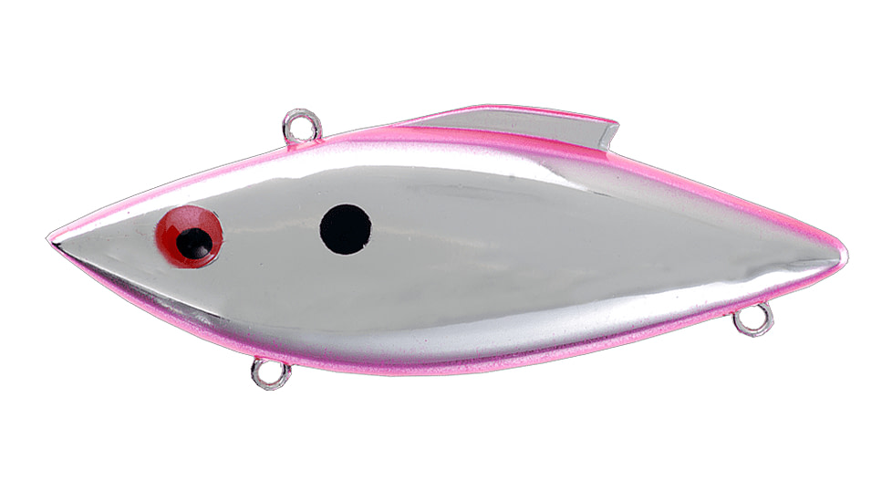 Bill Lewis Mag-Trap Hard Bait, Pink Chrome - Saltwater, 3/4 oz, BLF-MG142S