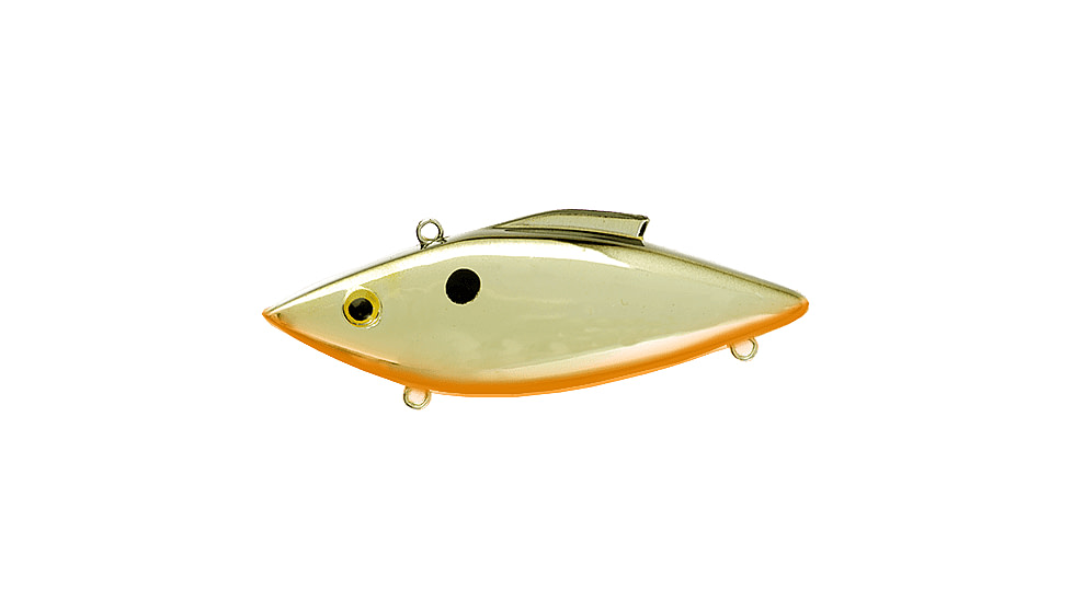 Bill Lewis Tiny-Trap Hard Bait, Gold Black with Orange Belly, 1/8 oz, BLF-TT281