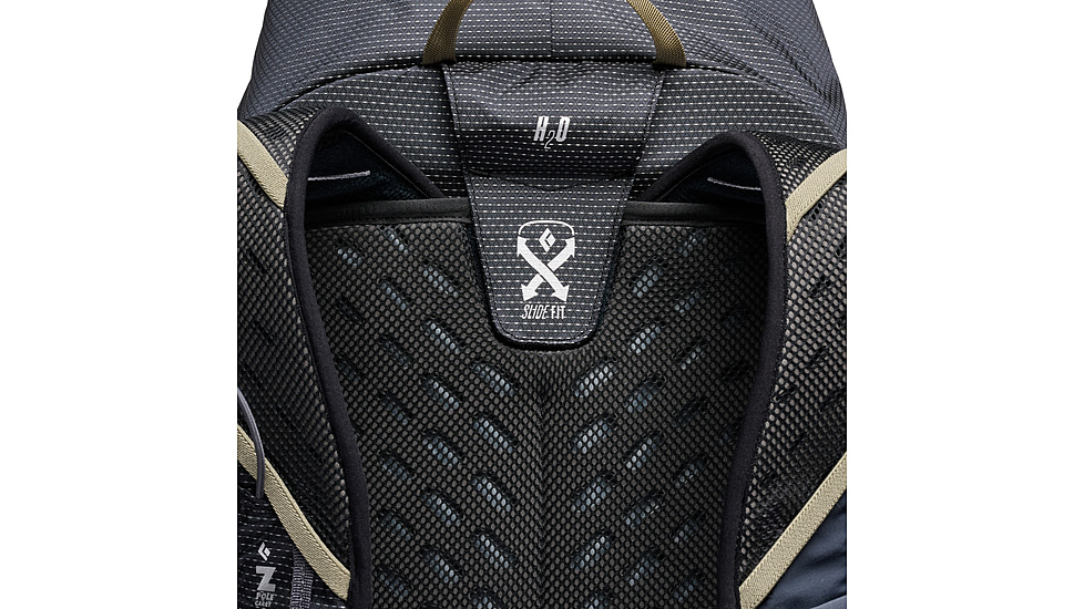 Black Diamond 28L Trail Vista Backpack, Black/Carbon, Medium/Large, BD6812659150M-L1