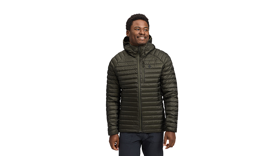 Black Diamond Approach Down 1.0 Hoody - Mens, Dark Moss, Medium, AP7440923004MED1
