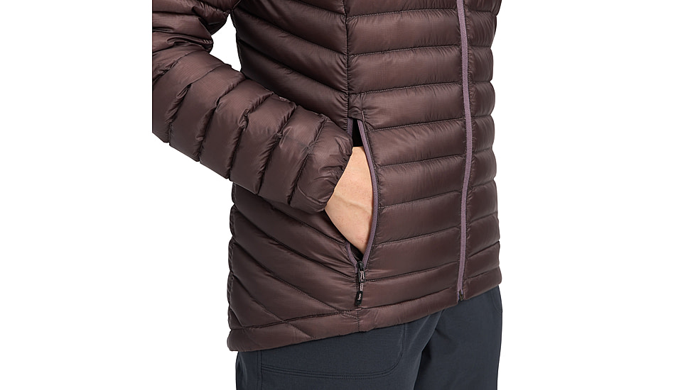 Black Diamond Approach Down 1.0 Hoody - Womens, Dark Mauve, Extra Large, AP7440936048XLG1