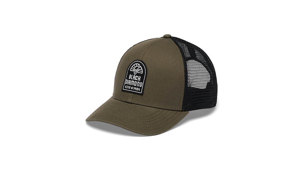 Black Diamond BD Trucker Hat, Basalt/Black/Black Cam Patch, AP7230459054ALL1