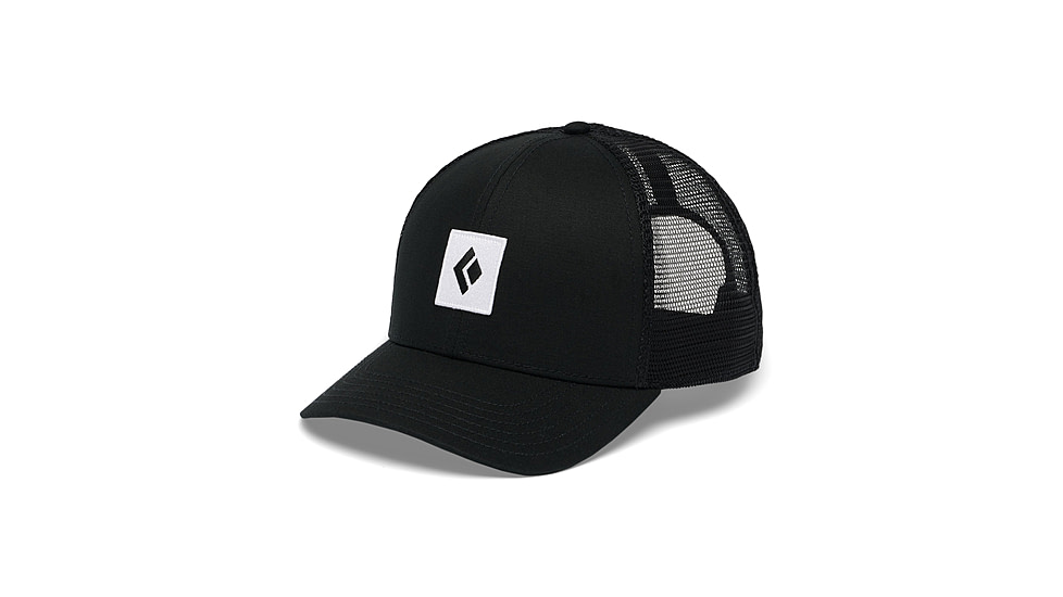 Black Diamond BD Trucker Hat, Black/Black/White Icon Patch, AP7230459109ALL1
