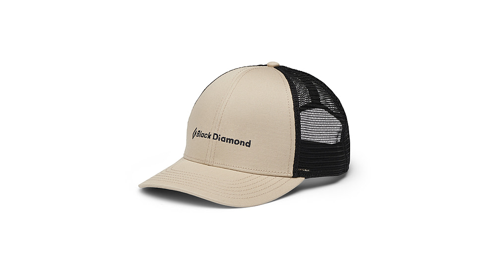 Black Diamond BD Trucker Hat, Khaki/Black/Wordmark, AP7230459595ALL1