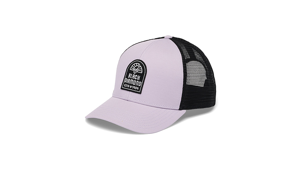 Black Diamond BD Trucker Hat, Soft Lilac/Black/Black Cam Patch, AP7230459683ALL1