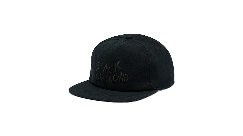 Black Diamond BD Washed Cap, Black/Black Wavy, One Size, AP7230299098ALL1
