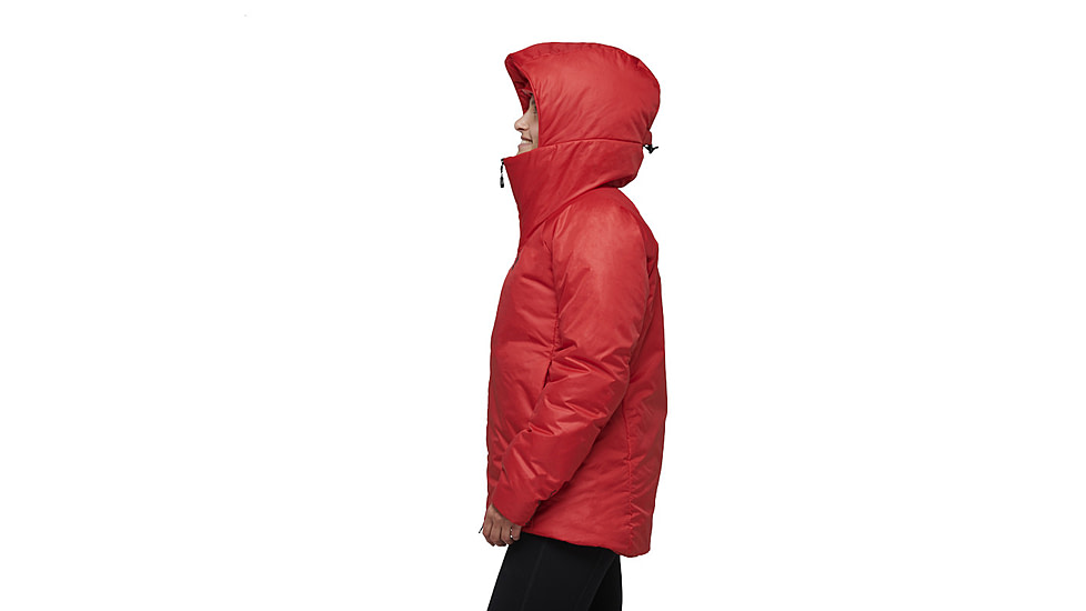 Black Diamond Belay Parka - Womens, Coral Red, Large, AP7440136050LRG1