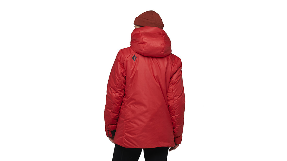 Black Diamond Belay Parka - Womens, Coral Red, Large, AP7440136050LRG1