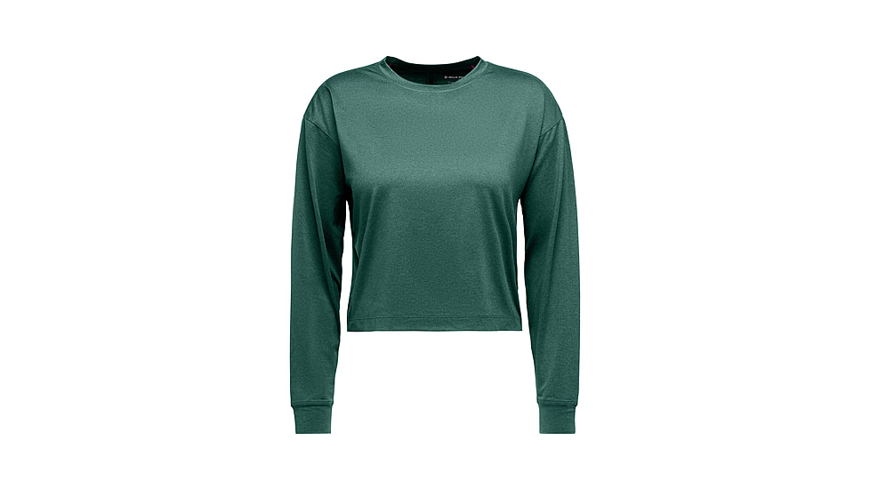 Black Diamond Circuit Long Sleeve Tee - Womens, Deep Woods, Large, AP7520173062LRG1