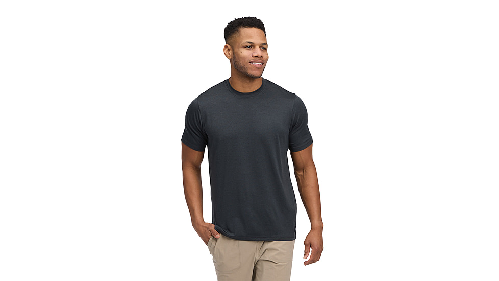 Black Diamond Circuit Short Sleeve Tee - Mens, Black, Large, AP7520160002LRG1