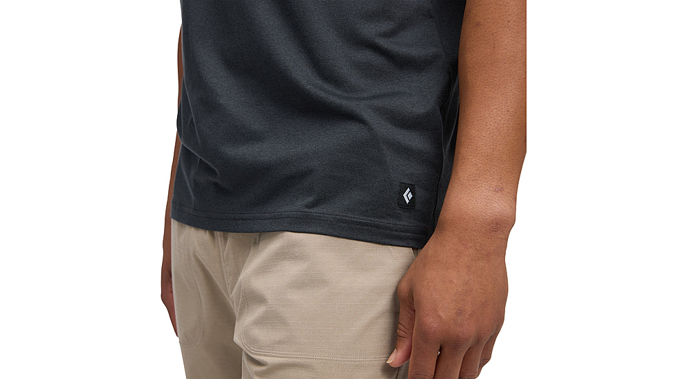 Black Diamond Circuit Short Sleeve Tee - Mens, Black, Large, AP7520160002LRG1
