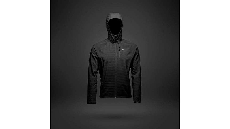 Black Diamond Coefficient Storm FZ Hoody - Mens, Creek Blue, Large, AP7440184064LRG1