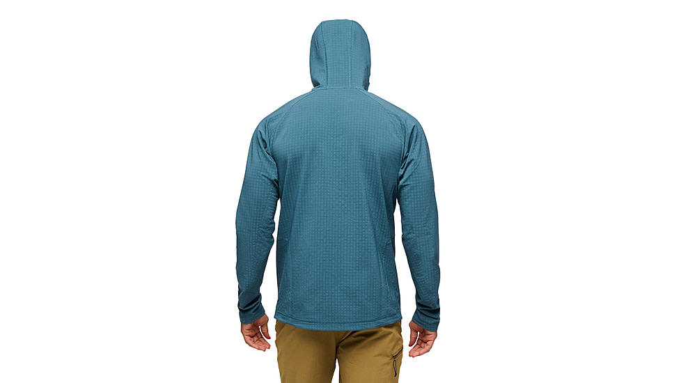Black Diamond Coefficient Storm FZ Hoody - Mens, Creek Blue, Large, AP7440184064LRG1