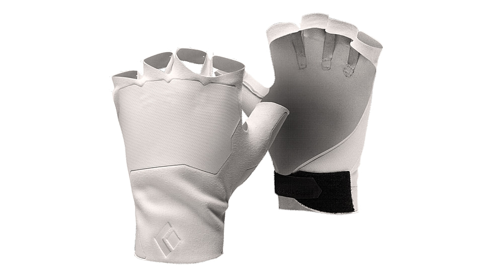 Black Diamond Crack Gloves, White, Small, BD8018691006SM-1