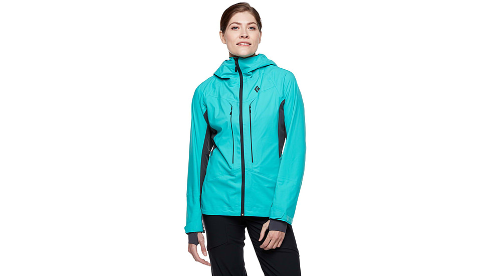 Black Diamond Dawn Patrol Hybrid Shell Jacket - Women's, Dark Patina, Small, AP7450054050SML1
